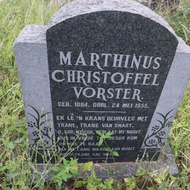 VORSTER Marthinus Christoffel 1884-1955