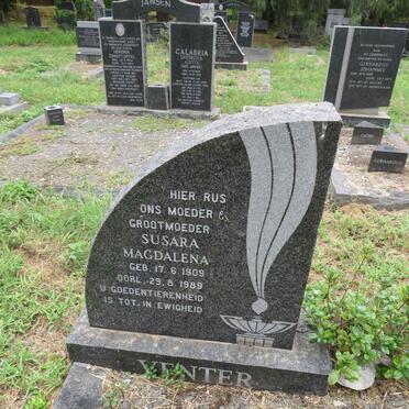 VENTER Susara Magdalena 1909-1989