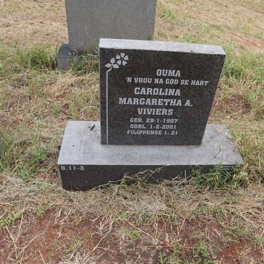 VIVIERS Carolina Margaretha A. 1907-2001