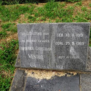 VENTER Frederick Christiaan 1913-1969