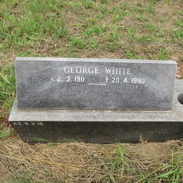 WHITE George 1911-1990