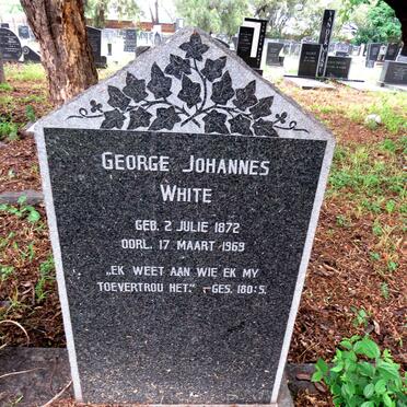 WHITE George Johannes 1872-1969 & Johanna Magdelena nee JORDAAN 1873-1935_1
