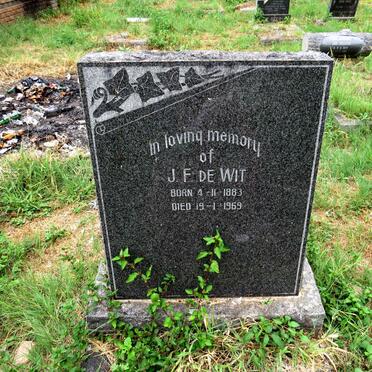 WIT J.F., de 1883-1969