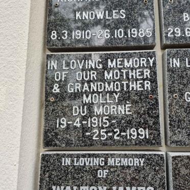 MORNE Molly, du 1915-1991