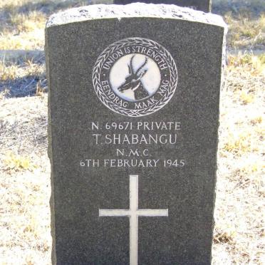 SHABANGU T. -1945