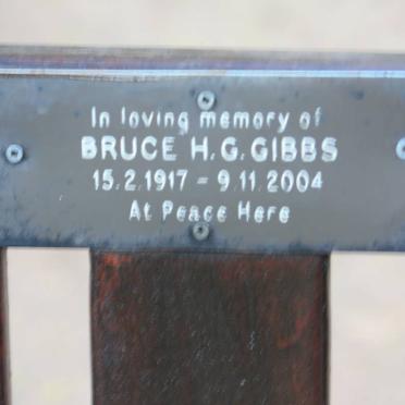 GIBBS Bruce H.G. 1917-2004