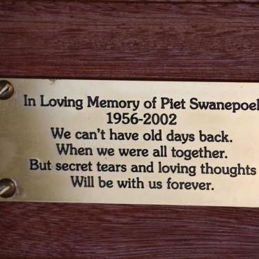 SWANEPOEL Piet 1956-2002