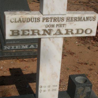 BERNARDO Clauduis Petrus Hermanus 1944-2003