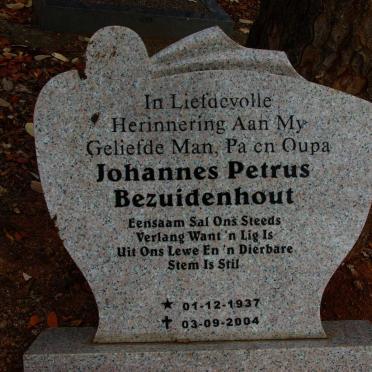BEZUIDENHOUT Johannes Petrus 1937-2004