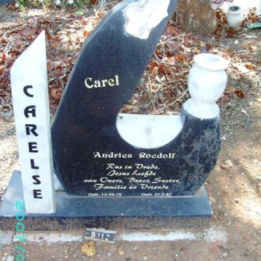 CARELSE Andries Roedolf 1975-1997