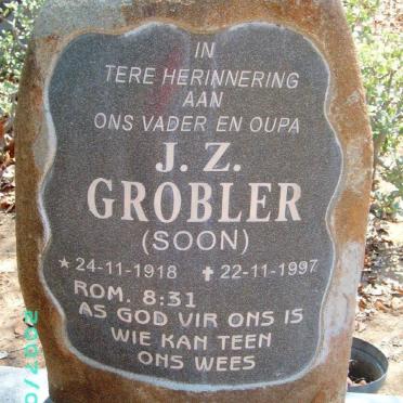 GROBLER J.Z. 1918-1997