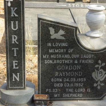 KURTEN Gordon Raymond 1959-1992