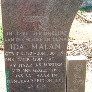 MALAN Ida 1921-1997