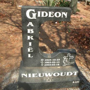 NIEUWOUDT Gideon Abriel 1925-2003