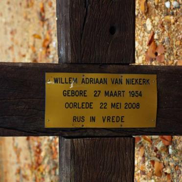 NIEKERK Willem Adriaan, van 1954-2008