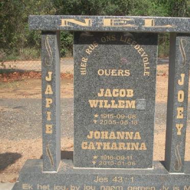 NEL Jacob Willem 1915-2005 &amp; Johanna Catharina 1916-2010