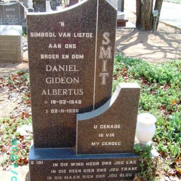 SMIT Daniel Gideon Albertus 1948-1996