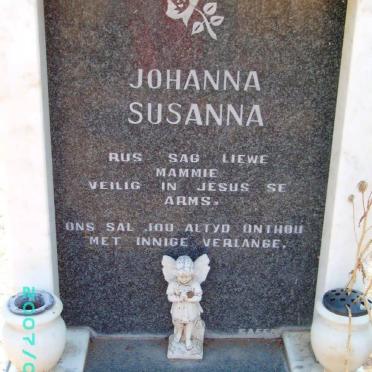 SCOTT Johanna Susanna 1931-1998
