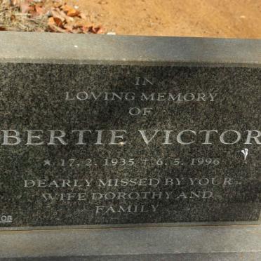 VICTOR Bertie 1935-1996