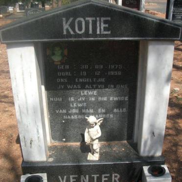 VENTER Kotie 1975-1998