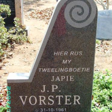 VORSTER J.P. 1961-1997