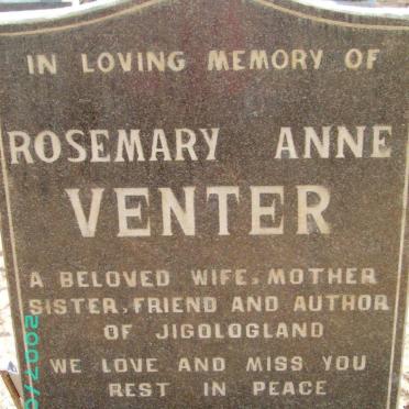 VENTER Rosemary Anne 1946-1999