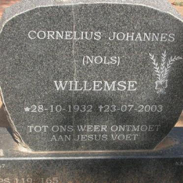 WILLEMSE Cornelius Johannes 1932-2003