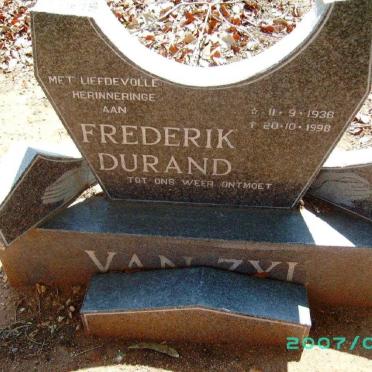 ZYL Frederik Durand, van 1936-1998