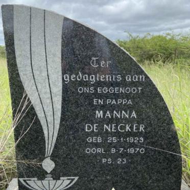 NECKER Manna, de 1923-1970