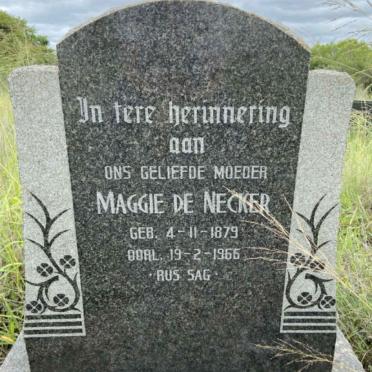 NECKER Maggie, de 1879-1966