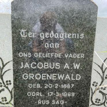 GROENEWALD Jacobus A.W. 1887-1969