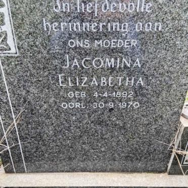 NECKER Jacomina Elizabetha, de 1892-1970