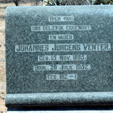 VENTER Johannes Jurgens 1885-1952