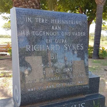 ERASMUS Richard Sykes Bill 1930-1985