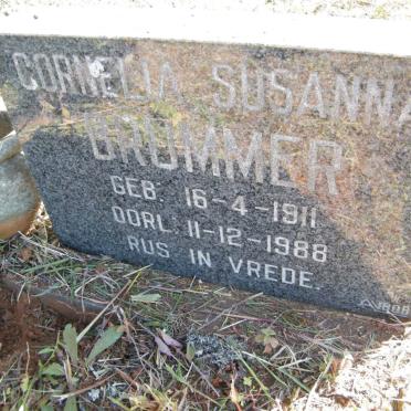 BRUMMER Cornelia Susanna 1911-1988