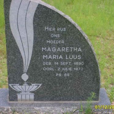 LUUS Magaretha Maria 1890-1972