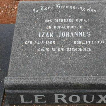 ROUX Izak Johannes, le 1905-1997