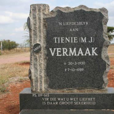 VERMAAK M.J. 1930-1989