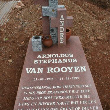 ROOYEN Arnoldus Stephanus, van 1973-1999