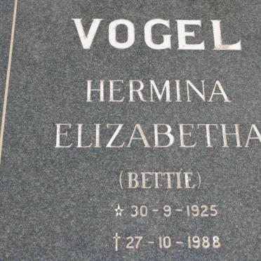 VOGEL Hermina Elizabetha 1925-1988