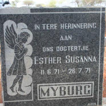 MYBURG Esther Susanna 1971-1971