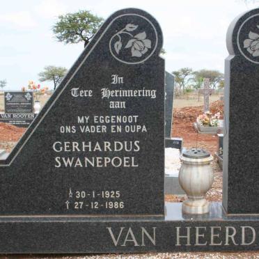 HEERDEN Gerhardus Swanepoel, van 1925-1986 &amp; Patricia Catherine ANDERSON 1929-2017