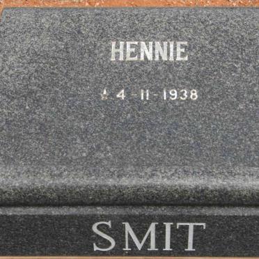 SMIT Hennie 1938-