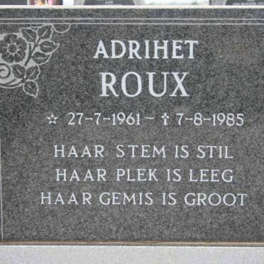 ROUX Adrihet 1961-1985