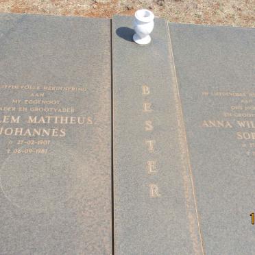 BESTER Willem Mattheus Johannes 1907-1987 &amp; Anna Wilhelmina Sophia 1914-1994