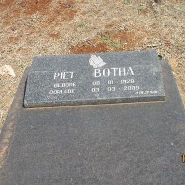 BOTHA Piet 1928-2009