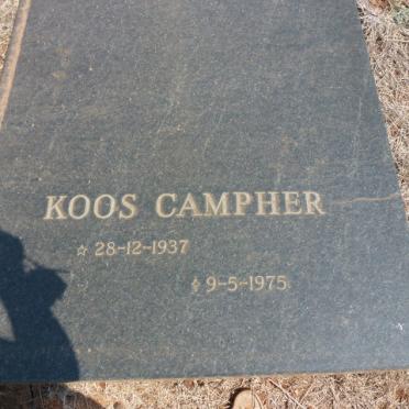 CAMPHER Koos 1937-1975