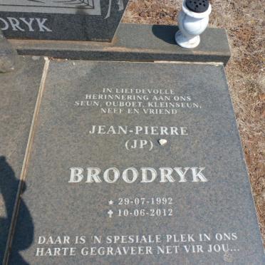 BROODRYK Petrus Johannes 1934-1992 :: BROODRYK Jean-Pierre 1992-2012 