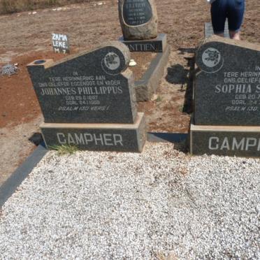 CAMPHER Johannes Phillippus 1887-1968 &amp; Sophia Susara 1893-1969 