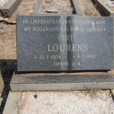 LOURENS Chris 1908-1983